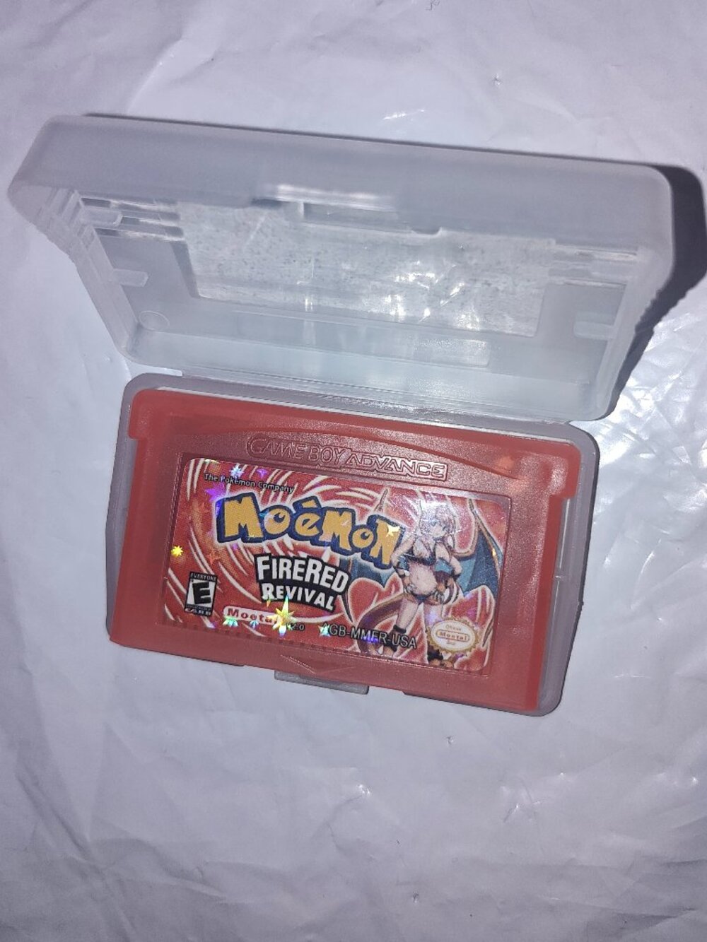 Pokemon Moemon FireRed Revival Game Boy Gameboy Advance GBA
